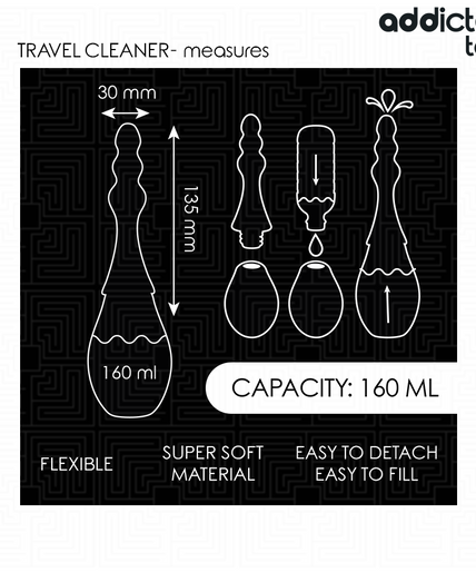 Addicted Toys – Travel Cleaner Silicone Model 4