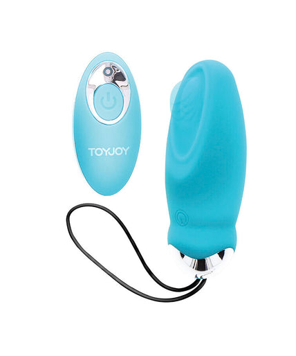 Toyjoy – Happiness I'm So Eggcited Fernbedienungs-Vibrator Blau
