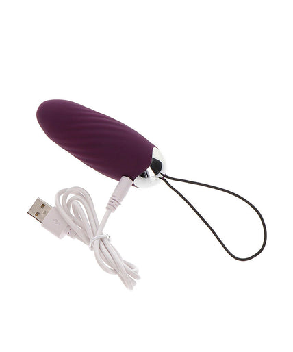 Toyjoy – Happiness Knock Knock Eggstavagant Vibrator mit Fernbedienung Violett