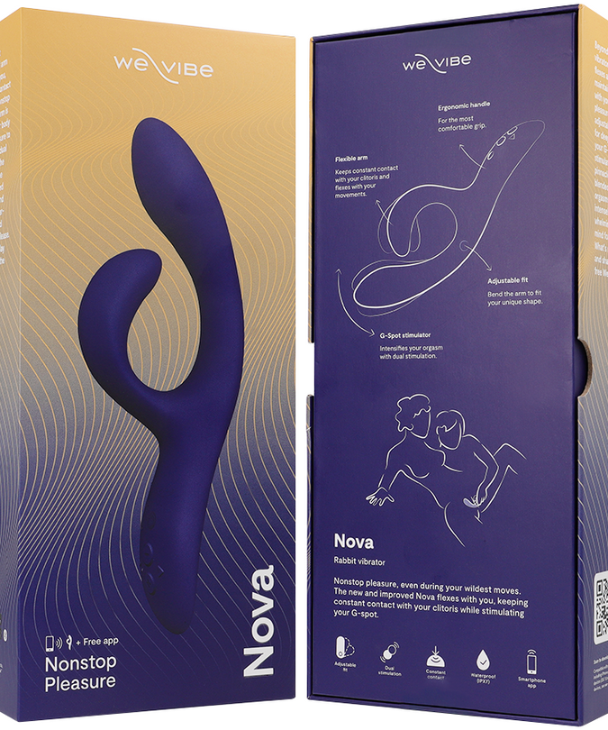 We – Vibe – Nova 3 Rabbit Vibrator Mitternachtsblau