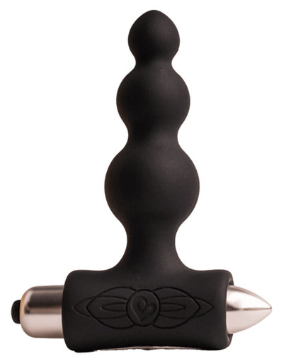 Pleasurements – Rocks – Off – Petite Sensations Bubbles Vibrierender Analplug – Schwarz