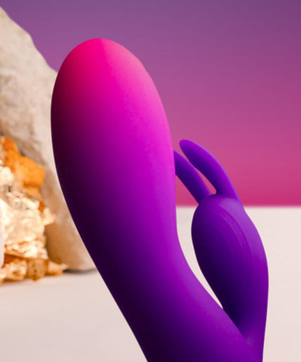 Rocks-Off Glo Girl Purple Rabbit Vibrator