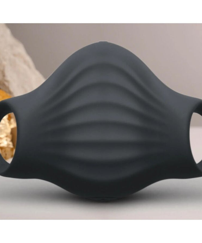 Rocks – Off – Palm Schwarzer flexibler Vibrator Masturbator