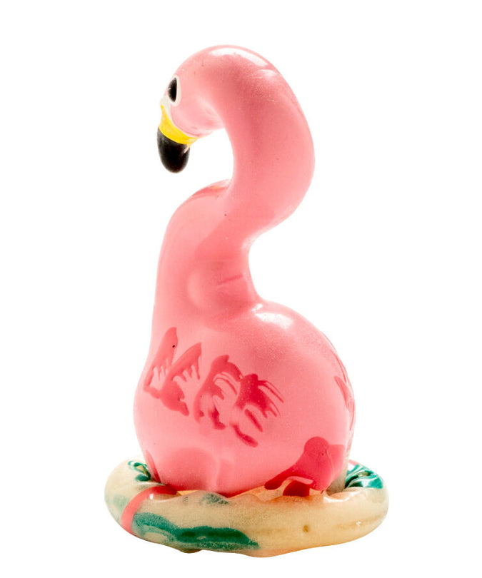 Condomerie – Met de hand beschilderde novelty condooms Flamingo Roze