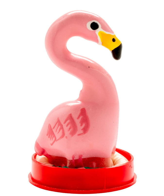 Condomerie – Met de hand beschilderde novelty condooms Flamingo Roze