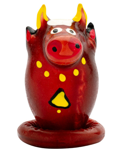 Condomerie – Handpainted Novelty Condoms Bull Model 1