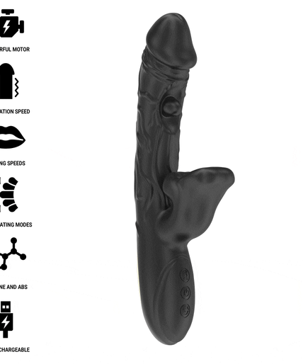 Ibiza – Vibrator und Klitorisstimulator mit Beiß- und Rotationsfunktion 