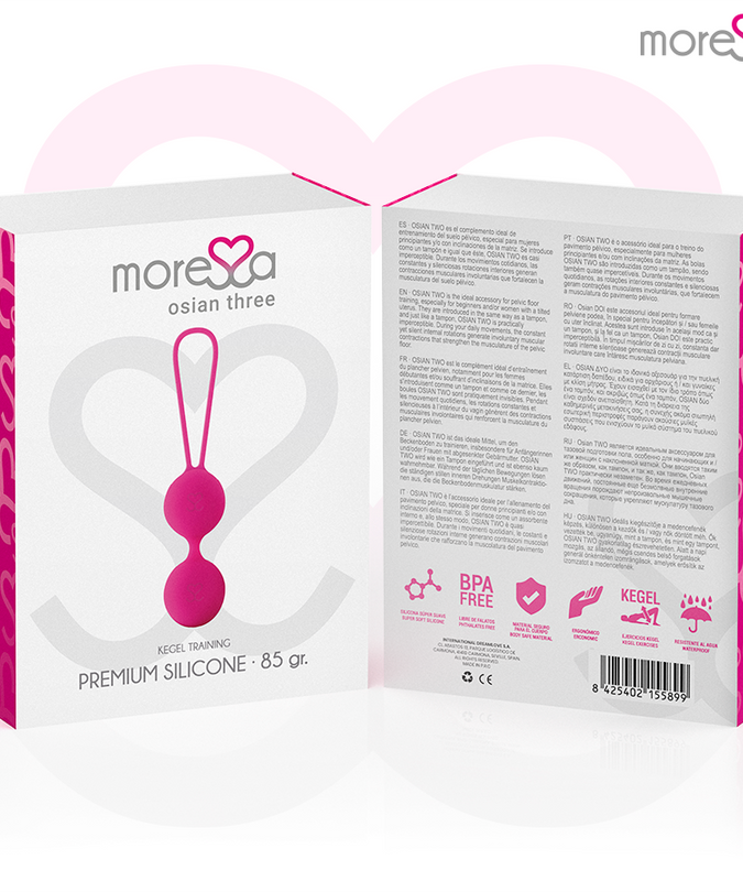 Moressa – Osian Three Basic Siliconen Roze
