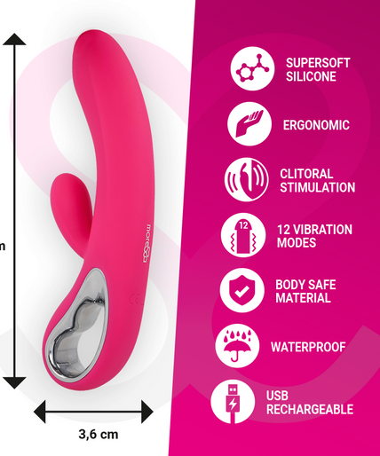 Pleasurements – Moressa – Troy Core Silikon Wiederaufladbarer Rabbit Vibrator