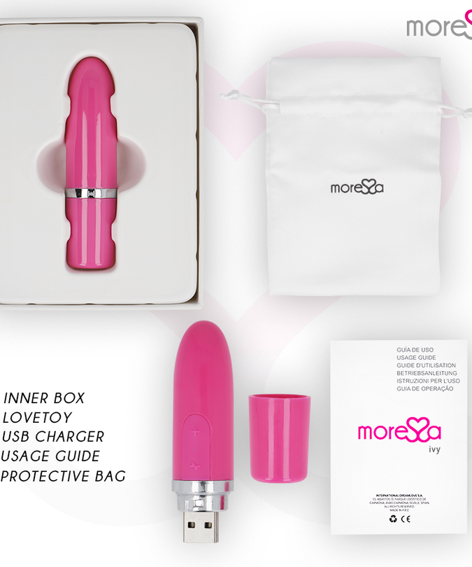 Pleasurements – Moressa – Ivy Reisevibrator Pink