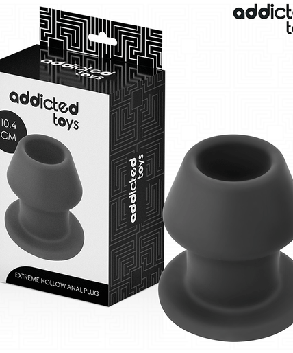 Addicted Toys – Extreme Hollow Anal Plug Silicone Size L 10.4 Cm