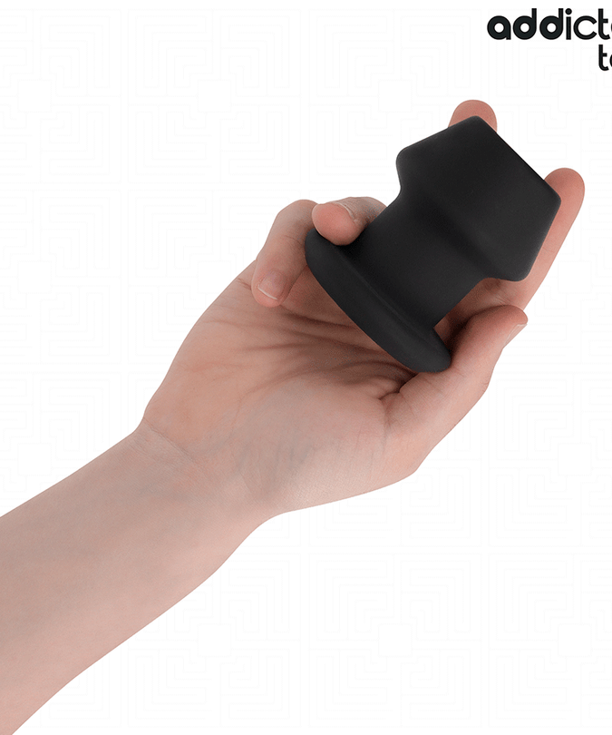 Addicted Toys – Extremer hohler Analplug aus Silikon Größe S 7,5 cm