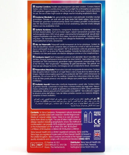 Skins – Assorted Core Condoms Pack 16