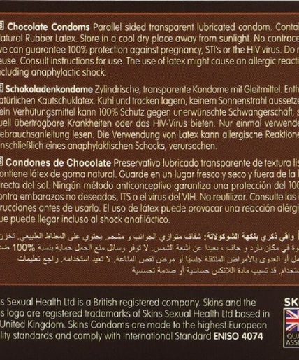 Skins – Chocolade Basic Condooms Pak 4