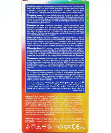 Skins – Multi Flavors Core Condoms Pack 8