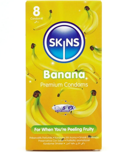Skins – Banana Core Condoms Pack 8