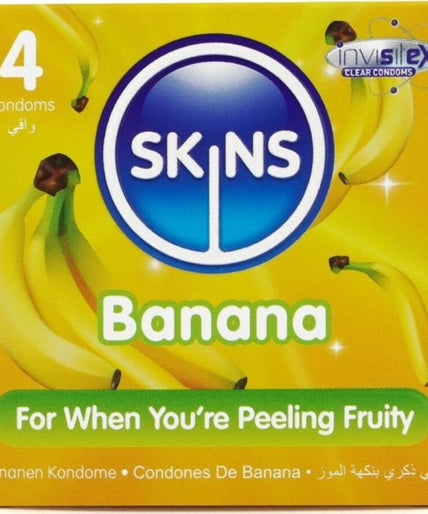 Skins – Banana Core Condoms Pack 4