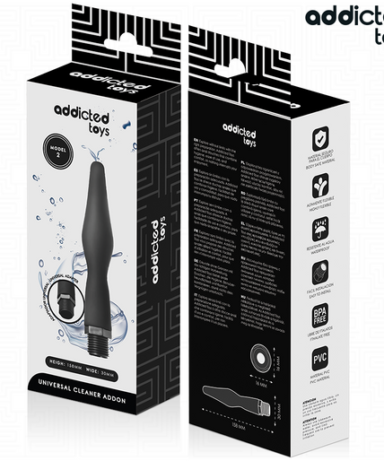 Addicted Toys – Anal Cleaner With Universal Adapter Model 2
