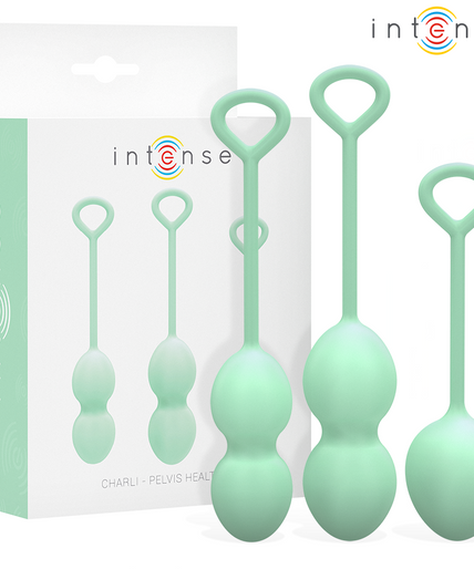 Intense – Charli Kegel Ball Set Helljadegrün