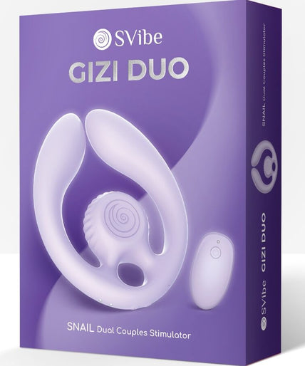 Snail Vibe – Gizi Duo Paarstimulator Fernbedienung Flieder