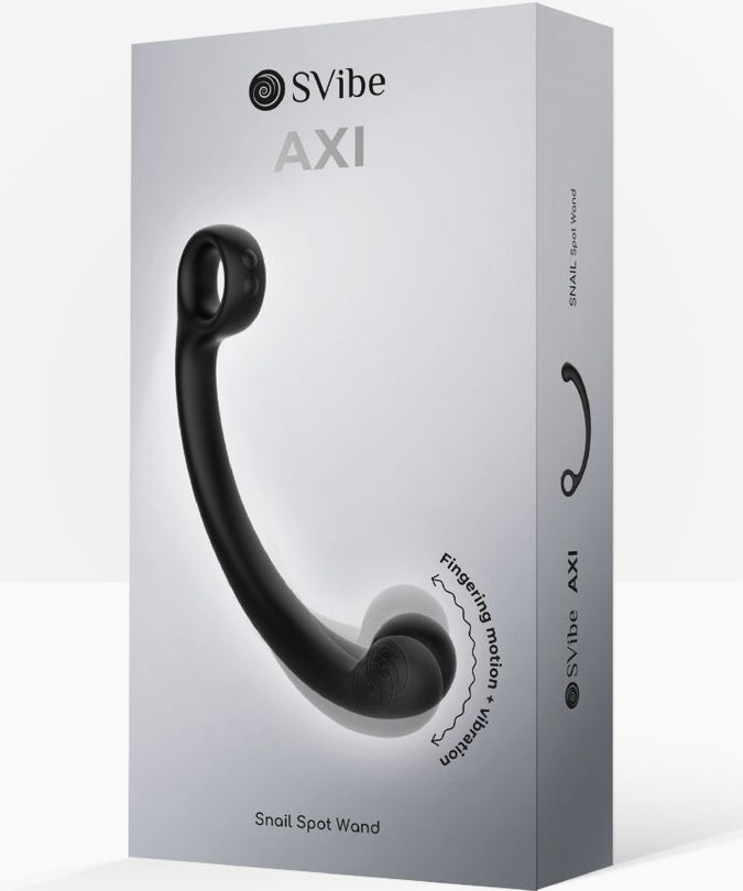 Snail Vibe – Axi Vibrating Massage Wand Black