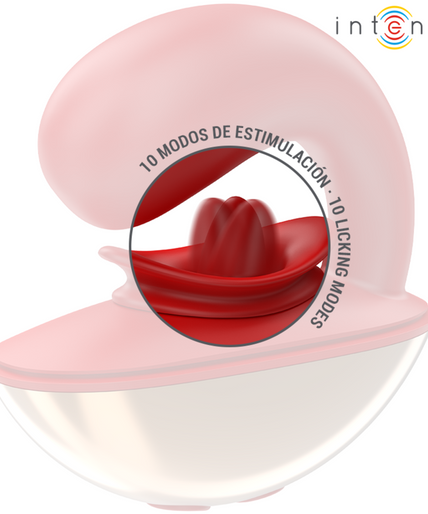 Intense – Mariah Vibrator und Stimulator in U-Form mit 10 Vibrationsmodi, Rot
