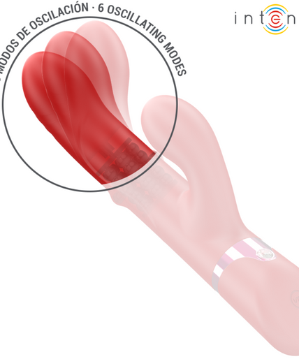 Intense – Lele Multifunktionsvibrator Drehen & Oszillation & Stimulation Rot