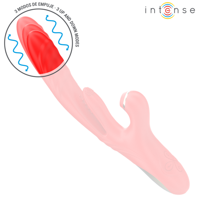 Intense – Karol Multifunktionsvibrator Stoßen & Stimulation & stimulierende Wellen Rot