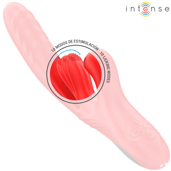Intense – Karol Multifunktionsvibrator Stoßen & Stimulation & stimulierende Wellen Rot