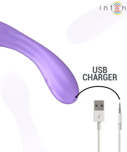 Intense – Becky Vibrator 19 cm beheizbar 7 Vibrationen Lila