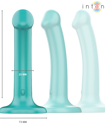 Intense – Katie Vibrator mit Saugnapf, 10 Vibrationsstufen, blau, Fernbedienung