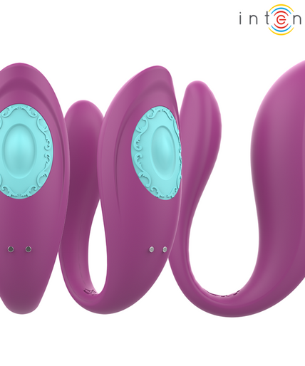 Intense – Annie U – geformter Vibrator und Stimulator, lila, mit Fernbedienung