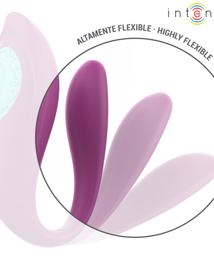 Intense – Annie U – geformter Vibrator und Stimulator, lila, mit Fernbedienung