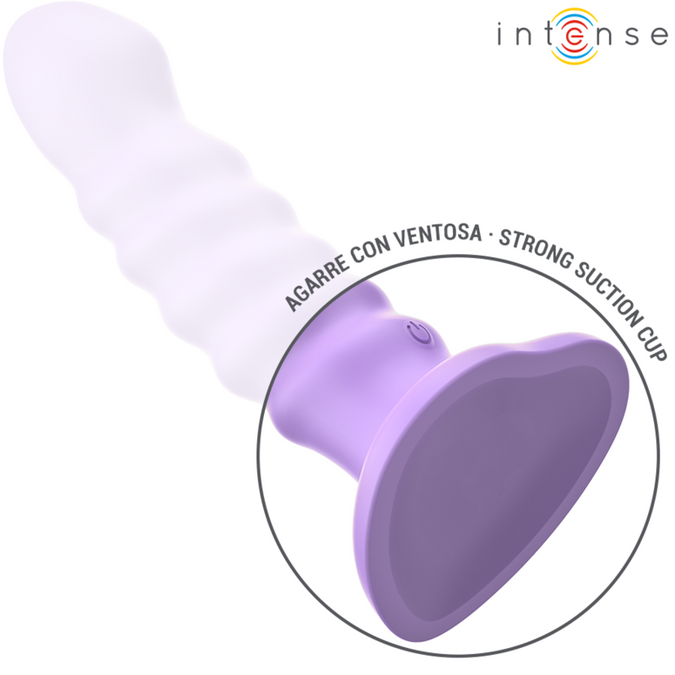 Intense – Brenda Vibrator M-formaat Spiraalontwerp 10 Vibraties Paars Afstandsbediening