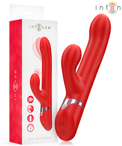 Intense – Lele Multifunktionsvibrator Drehen & Oszillation & Stimulation Rot