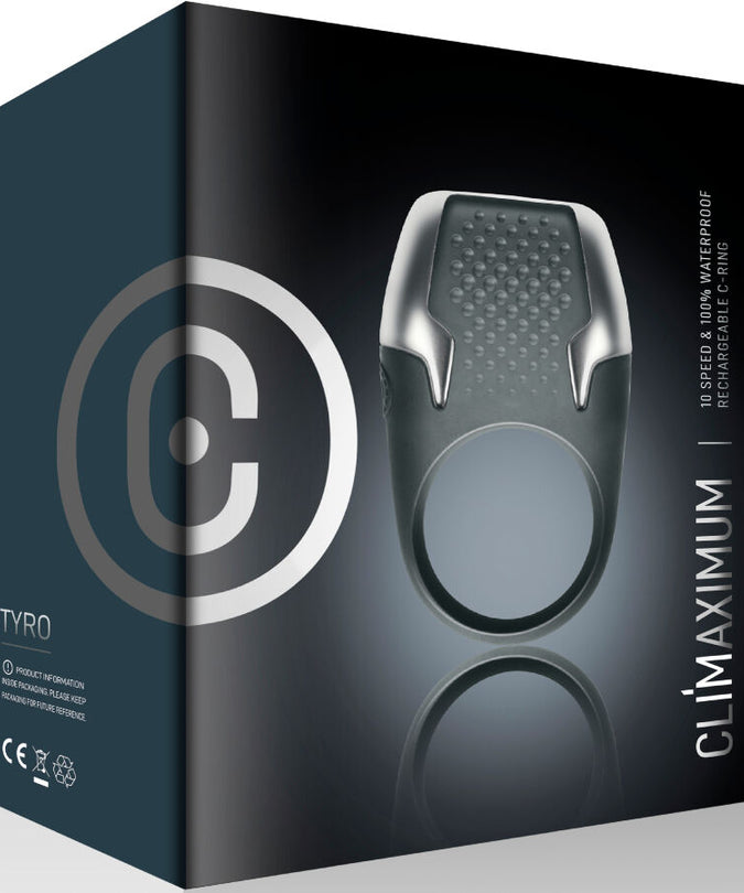 Climaximum – Tyro Vibrating Cock Ring mit LED-Lichtern