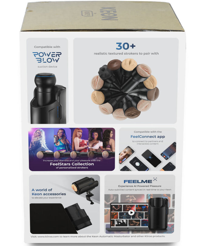 Kiiroo – Keon Wifi Combo Automatic Masturbator + Feel Stroker