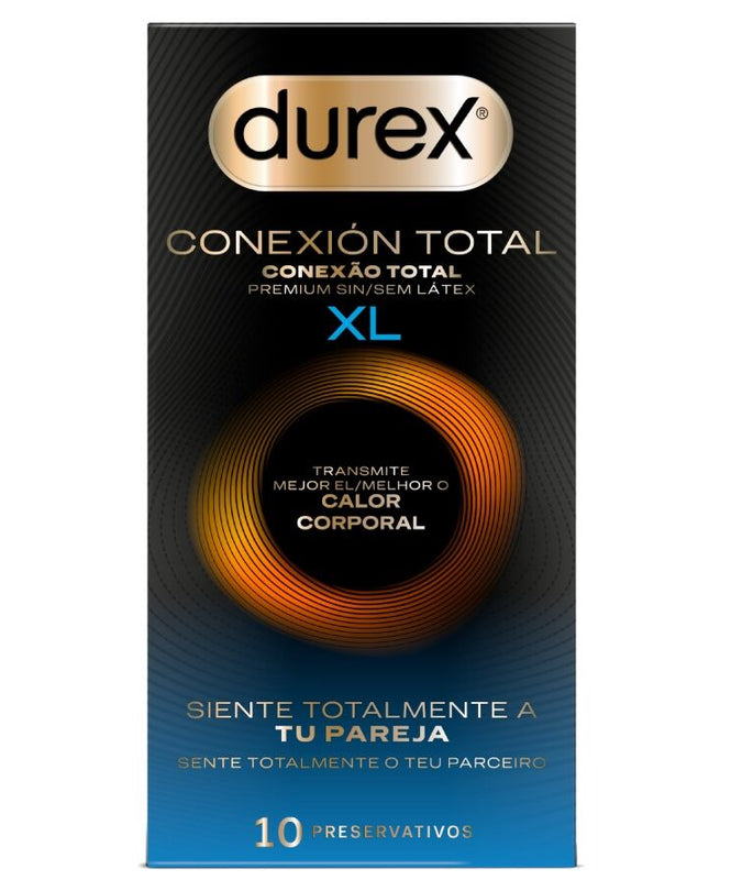 Durex – Total Connection XL Ultra Feine Plus Latexfrei 10 Stück