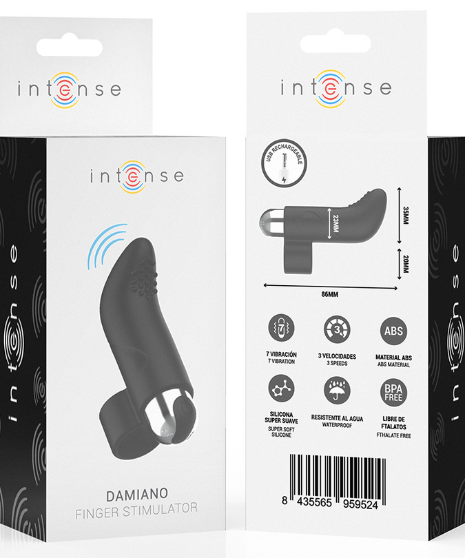 Intense – Wiederaufladbarer Finger-Stimulator Damiano
