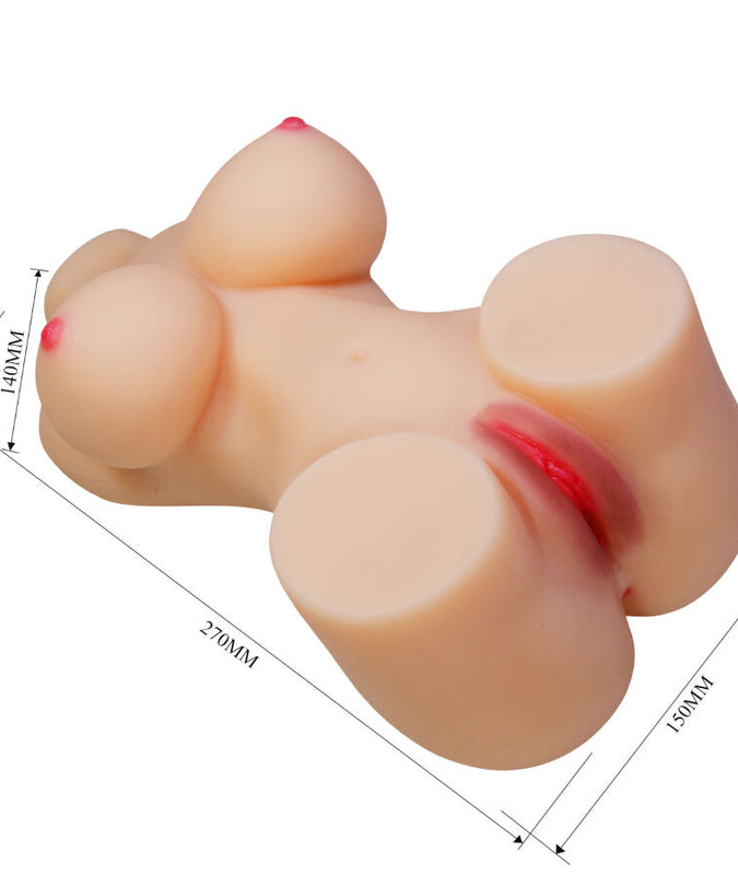 Crazy Bull – Hetty realistischer weiblicher Torso mit Vagina und Anal, 1,9 kg