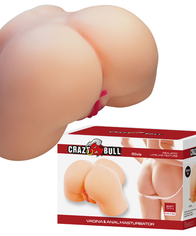 Crazy Bull – Olivia realistischer weiblicher Po, Vagina und Anus, 5,5 kg