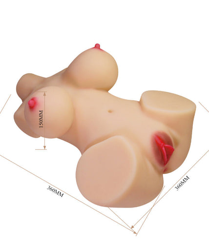 Crazy Bull – Emma Realistischer weiblicher Torso mit Vagina und Anal, 4,8 kg