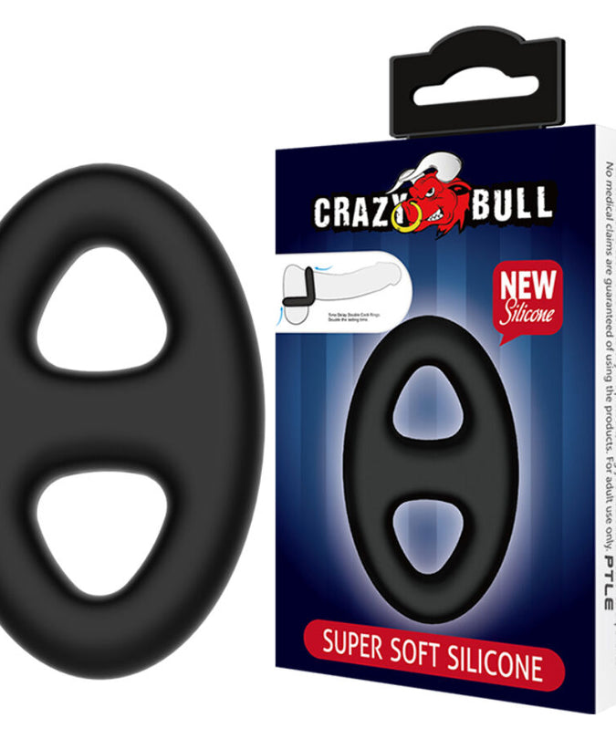 Crazy Bull – Double Oval Silicone Ring