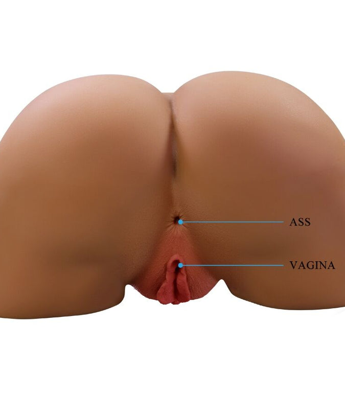 Crazy Bull – Geriann Realistische Vrouwelijke Billen Vibrator en Zuiger met Geluid 5,5 Kg