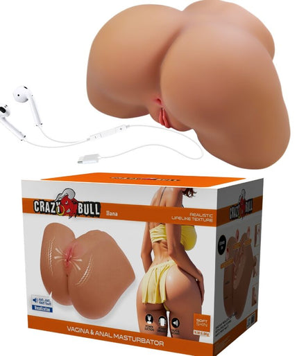 Crazy Bull – Ilana Realistischer weiblicher Vibrator und Sauger mit Sound 6,8 kg