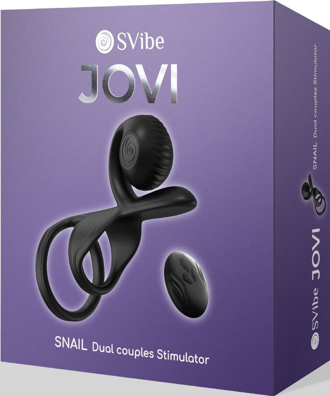 Snail Vibe – Jovi Paarringen met Afstandsbediening Zwart