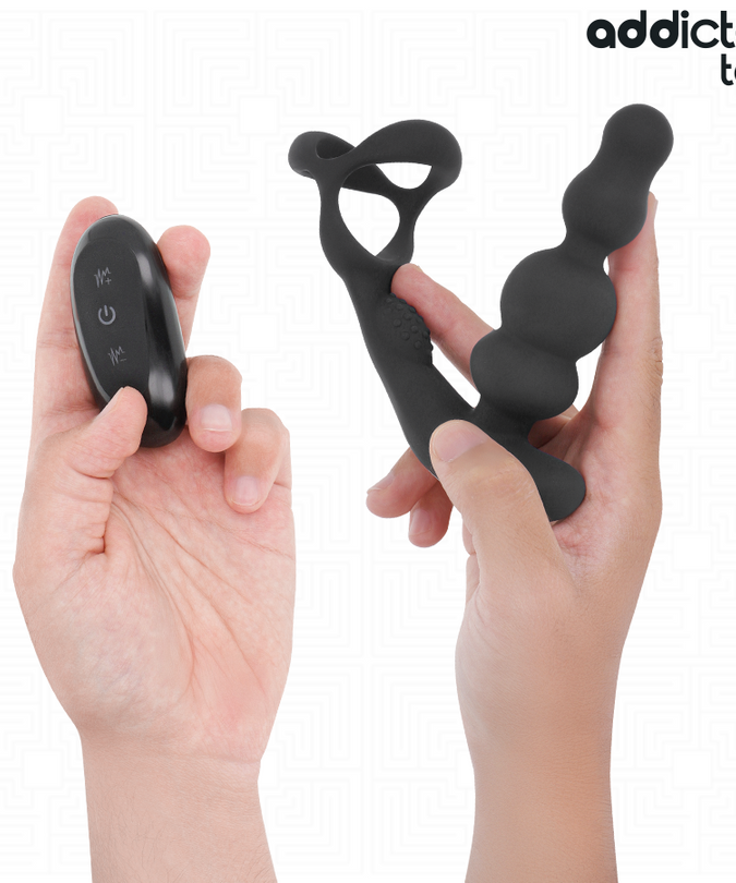 Pleasurements – Addicted Toys – Rotierender Prostatamassagegerät mit Fernbedienung