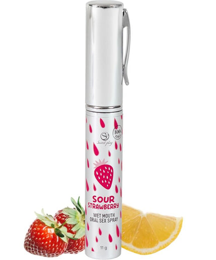 Secretplay – Sour Strawberry Oral Sex Spray
