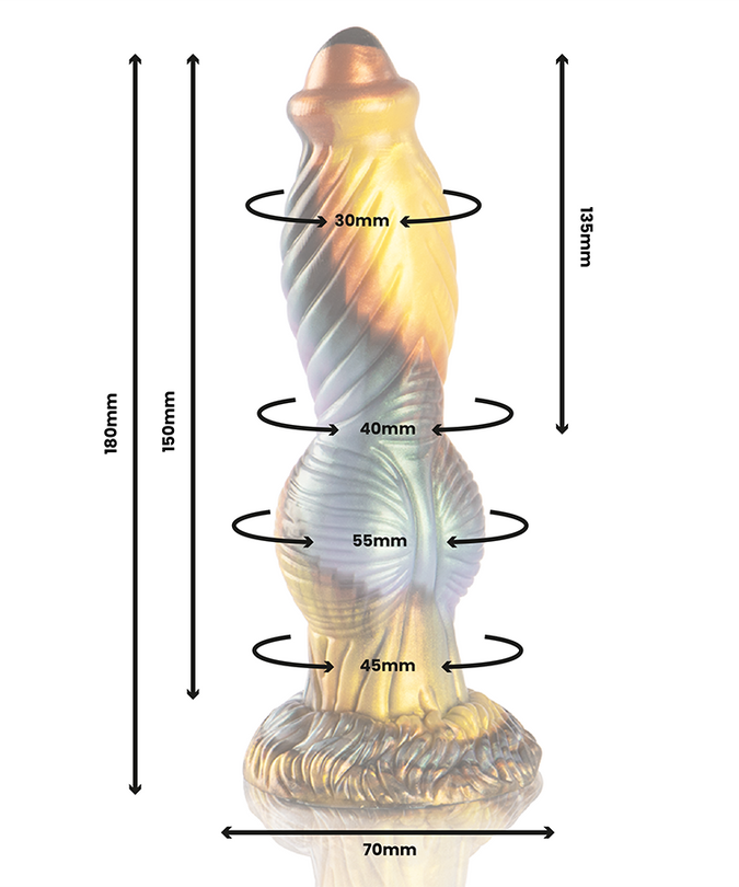 Epic – Phoenix Dildo Die Wiederauferstehung von Pleasure Wiederaufladbar mit Fernbedienung