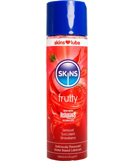 Skins – Fruity Water – Based Lubricant Strawberry 130 Ml
